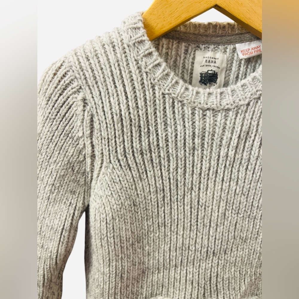 Zara boys knitwear acrylic sweater NWT - Picture 4 of 8